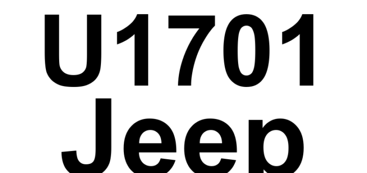 DTC U1701 Jeep - Definição em inglês: Engine1 (From Engine Control Module) Missing Message Definição em Português: Módulo de Controle do Motor - Mensagem do Motor 1 Ausente