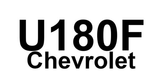 DTC U180F Chevrolet - Definição em inglês: Control Module Communication Bus B Off Definição em Português: Módulo de Controle - Comunicação do Barramento B Interrompida