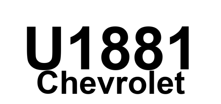DTC U1881 Chevrolet - Definição em inglês: Electro-Hydraulic Power Steering (EHPS) Module Lost Communication With Energy Storage Control Module (ESCM) Definição em Português: Módulo de Direção Eletro-Hidráulica (EHPS) - Comunicação perdida com o Módulo de Controle de Armazenamento de Energia (ESCM)