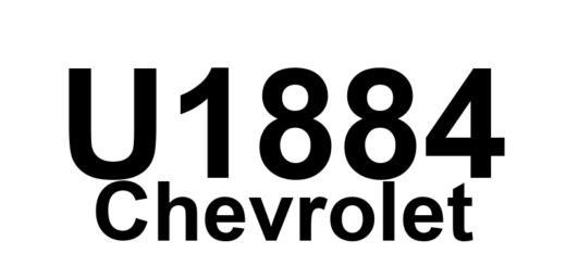 DTC U1884 Chevrolet - Definição em inglês: Hybrid Control Module (HCM) Lost Communication With Passenger Door Module (PDM) Definição em Português: Módulo de Controle Híbrido (HCM) - Perda de Comunicação com o Módulo da Porta do Passageiro (PDM).