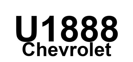 DTC U1888 Chevrolet - Definição em inglês: Hybrid Control Module (HCM) Lost Communication With Energy Storage Control Module (ESCM) Definição em Português: Módulo de Controle Híbrido (HCM) - Perda de comunicação com o Módulo de Controle de Armazenamento de Energia (ESCM)