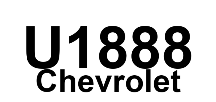 DTC U1888 Chevrolet - Definição em inglês: Hybrid Control Module (HCM) Lost Communication With Energy Storage Control Module (ESCM) Definição em Português: Módulo de Controle Híbrido (HCM) - Perda de comunicação com o Módulo de Controle de Armazenamento de Energia (ESCM)