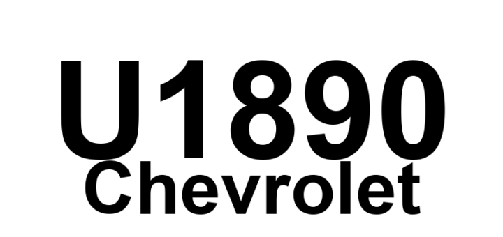 DTC U1890 Chevrolet - Definição em inglês: Hybrid Control Module (HCM) Lost Communication With HVAC Control Module Definição em Português: Módulo de Controle Híbrido (HCM) - Comunicação Perdida com o Módulo de Controle de HVAC.