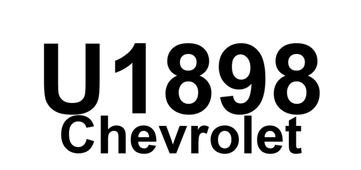 DTC U1898 Chevrolet - Definição em inglês: Starter/Generator Control Module (SGCM) Lost Communication With Hybrid Control Module (HCM) Definição em Português: Módulo de Controle do Motor de Partida/Gerador (SGCM) - Falha de Comunicação com o Módulo de Controle Híbrido (HCM)
