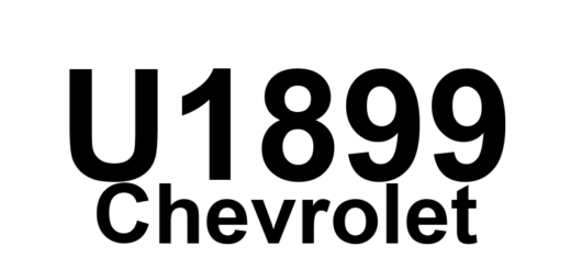 DTC U1899 Chevrolet - Definição em inglês: Starter/Generator Control Module (SGCM) Lost Communication With Powertrain Control Module (PCM) Definição em Português: Módulo de Controle do Motor de Partida/Gerador (SGCM) - Comunicação Perdida com o Módulo de Controle do Trem de Força (PCM).