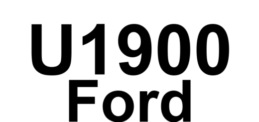 DTC U1900 Ford - Definição em inglês: CAN Communication Bus Fault (Receive Error) Definição em Português: Falha no Barramento de Comunicação CAN (Erro de Recepção)