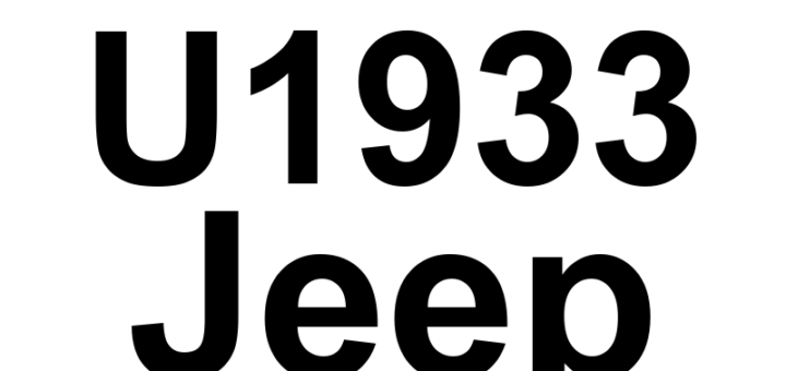 DTC U1933 Jeep - Definição em inglês: Bcm_Command (From Body Control Module) Missing Message Definição em Português: BCM - Mensagem do Módulo de Controle da Carroceria Ausente