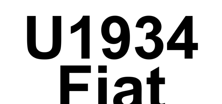 DTC U1934 Fiat - Definição em inglês: Bcm_Command (From BCM) And Body2 (From BCM) Missing Message Definição em Português: BCM - Comando (do Módulo de Controle da Carroceria) e Body2 (do Módulo de Controle da Carroceria) - Mensagem Ausente.