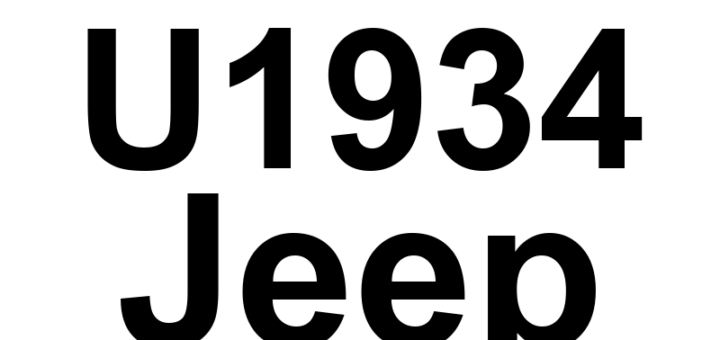 DTC U1934 Jeep - Definição em inglês: Bcm_Command From BCM And Body2 From BCM Missing Message Definição em Português: BCM - Comando do BCM e Body2 do BCM: Mensagem Ausente