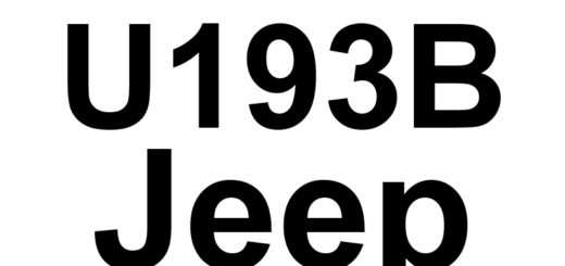 DTC U193B Jeep - Definição em inglês: Bsmyrsdata From Brake System Module Missing Message Definição em Português: Mensagem Ausente dos Dados do Módulo do Sistema de Freio