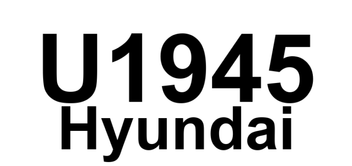 DTC U1945 Hyundai - Definição em inglês: DIS AMP Unit XM Antenna circuit Open (UTA US only) Definição em Português: Unidade de AMP DIS - Circuito da Antena XM Aberto (apenas EUA)