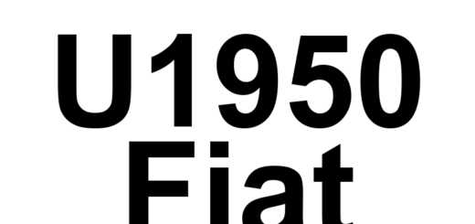DTC U1950 Fiat - Definição em inglês: BCM Command (From Body Control Module) Message CRC Or Message Counter Fault Definição em Português: Comando do Módulo de Controle da Carroceria - Falha de CRC da Mensagem ou Contador de Mensagem
