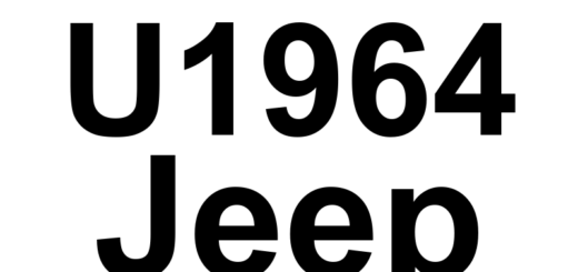 DTC U1964 Jeep - Definição em inglês: Engine4 (From Engine Control Module) - CRC/MC In Fault Or Missing Message Definição em Português: Motor4 (do Módulo de Controle do Motor) - Falha de CRC/MC ou Mensagem Ausente
