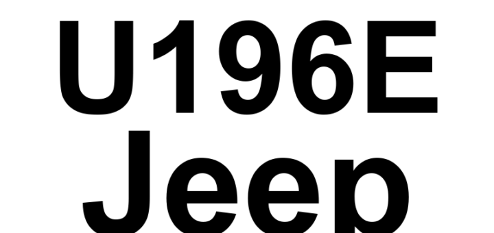 DTC U196E Jeep - Definição em inglês: Mot_Transm2 (From Engine Control Module) - CRC/MC In Fault Or Missing Message Definição em Português: Mot_Transm2 (do Módulo de Controle do Motor) - Erro de CRC/MC ou Mensagem Ausente.