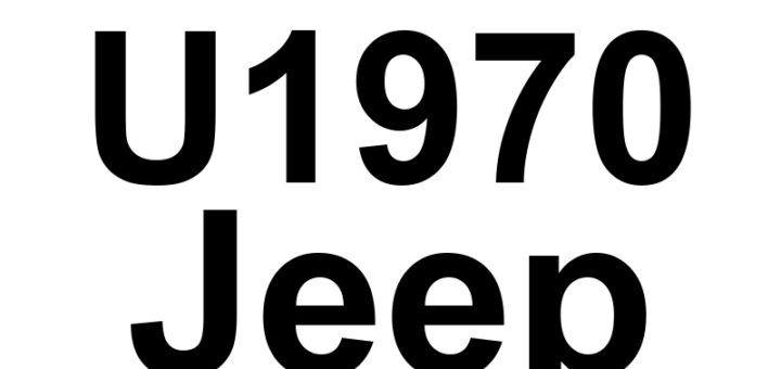 DTC U1970 Jeep - Definição em inglês: Mot_Transm3 (From Engine Control Module) - CRC/MC In Fault Or Missing Message Definição em Português: Mot_Transm3 (Do Módulo de Controle do Motor) - Falha ou Mensagem Ausente de CRC/MC