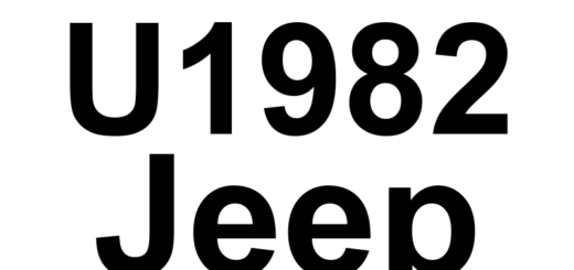 DTC U1982 Jeep - Definição em inglês: Wheel_Info (From Brake System Module) - CRC/MC In Fault Or Missing Message Definição em Português: Wheel_Info (Do Módulo do Sistema de Freios) - Falha de CRC/MC ou Mensagem Ausente.
