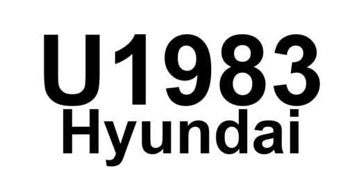 DTC U1983 Hyundai - Definição em inglês: DIS Timeout Multimedia CAN Message (Trip Computer) Definição em Português: Mensagem CAN do Multimídia - Tempo de espera excedido (Computador de Viagem)