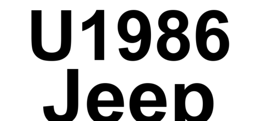 DTC U1986 Jeep - Definição em inglês: SCCM Crs Ctrl Cruise Message From Body Control Module CRC Or Message Counter Error Definição em Português: (SCCM - Mensagem do controle de cruzeiro do módulo de controle da carroceria - Erro de CRC ou contador de mensagem)