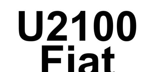 DTC U2100 Fiat - Definição em inglês: Initial Configuration Not Complete - No Sub Type Information Definição em Português: Configuração Inicial - Não Concluída (Sem informações adicionais)