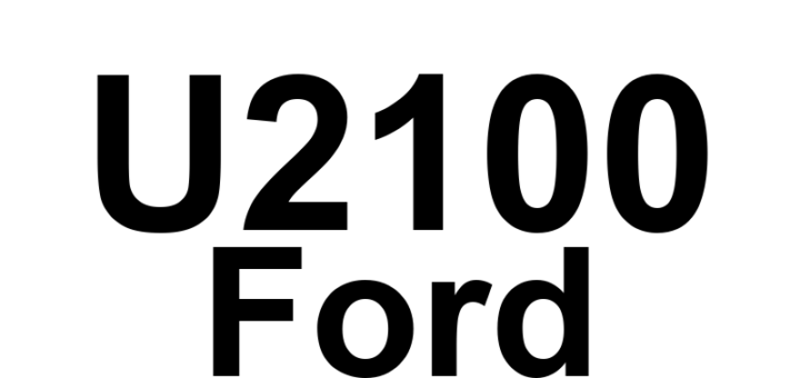 DTC U2100 Ford - Definição em inglês: Initial Configuration Not Complete Definição em Português: Configuração Inicial - Não Completa