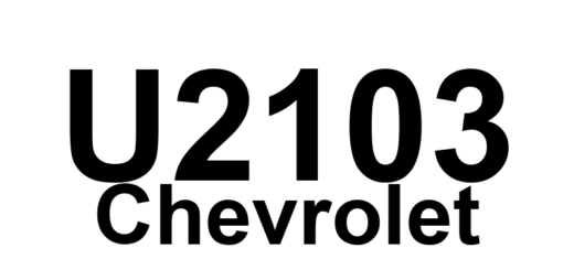 DTC U2103 Chevrolet - Definição em inglês: Fewer Controllers On Than Programmed Definição em Português: Menos controladores ativados do que programado.