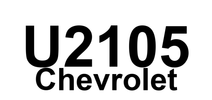 DTC U2105 Chevrolet - Definição em inglês: TCM Detects Error on CAN Link Definição em Português: Módulo de Controle da Transmissão (TCM) - Erro detectado no link CAN.