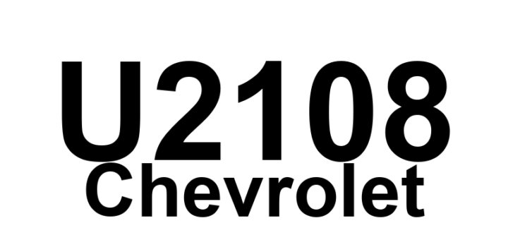 DTC U2108 Chevrolet - Definição em inglês: Lost Communication With Electronic Brake Control Module (EBCM) Definição em Português: Comunicação Perdida com o Módulo de Controle Eletrônico de Freios (EBCM)