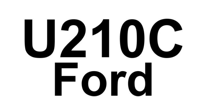 DTC U210C Ford - Definição em inglês: Lost Communication Between Fuel Pump Control Module B and Restraints Control Module Definição em Português: Módulo de Controle da Bomba de Combustível B - Comunicação Perdida com o Módulo de Controle de Restrição