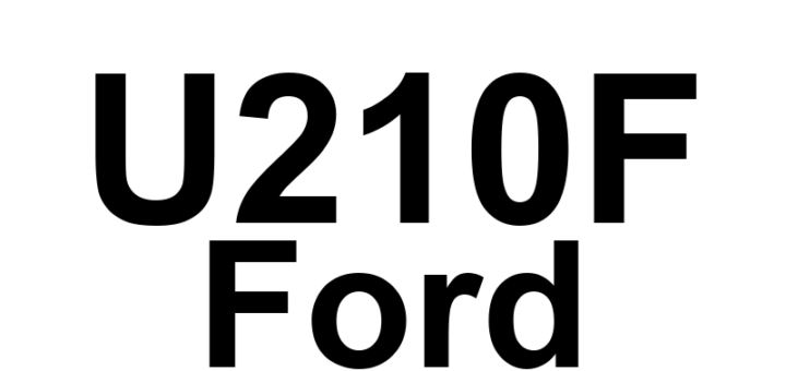 DTC U210F Ford - Definição em inglês: Throttle/Pedal Position Sensor/Switch A Communication Circuit Low Definição em Português: Sensor/Interruptor de Posição do Acelerador/Pedal A - Circuito de Comunicação Baixo