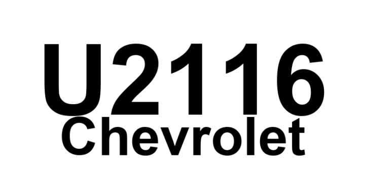 DTC U2116 Chevrolet - Definição em inglês: Lost Communications With Instrument Panel Cluster (IPC) Definição em Português: Comunicações Perdidas com o Painel de Instrumentos (IPC).