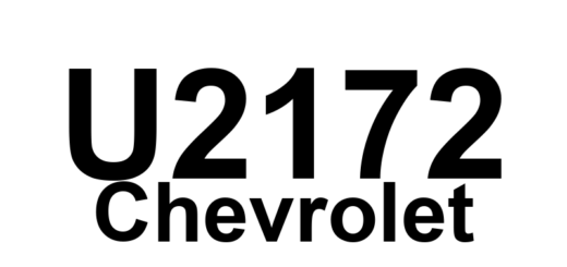 DTC U2172 Chevrolet - Definição em inglês: Lost Communications With Digital Radio Receiver Definição em Português: Receptor de Rádio Digital - Comunicação Perdida