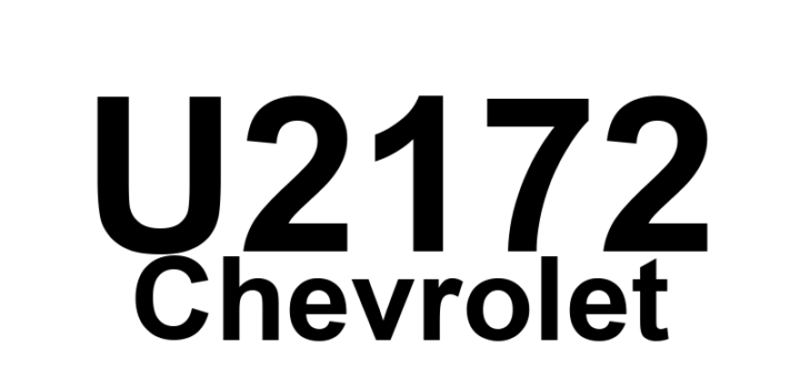 DTC U2172 Chevrolet - Definição em inglês: Lost Communications With Digital Radio Receiver Definição em Português: Receptor de Rádio Digital - Comunicação Perdida