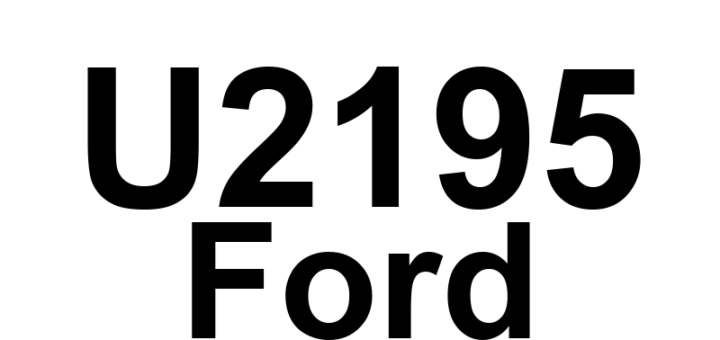 DTC U2195 Ford - Definição em inglês: Data Circuit Message Definição em Português: Circuito de Dados - Mensagem