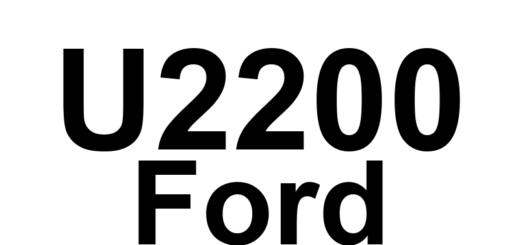 DTC U2200 Ford - Definição em inglês: Control Module Configuration Memory Corrupt Definição em Português: Memória de Configuração do Módulo de Controle - Corrompida