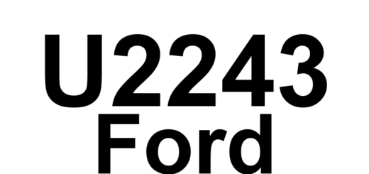 DTC U2243 Ford - Definição em inglês: Data Circuit Message Definição em Português: Circuito de Dados - Problema na Mensagem