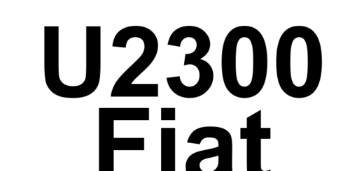 DTC U2300 Fiat - Definição em inglês: Central Configuration-No Sub Type Information Definição em Português: Configuração Central - Sem Informação de Subtipo