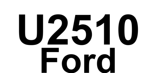 DTC U2510 Ford - Definição em inglês: Invalid data for Vehicle Security Definição em Português: Dados inválidos para a segurança do veículo.