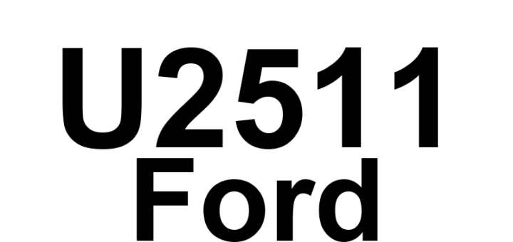 DTC U2511 Ford - Definição em inglês: Data Mis-Match (Receive Data Does Not Match Expected) Definição em Português: Incoerência de Dados - Dados Recebidos Não Correspondem ao Esperado