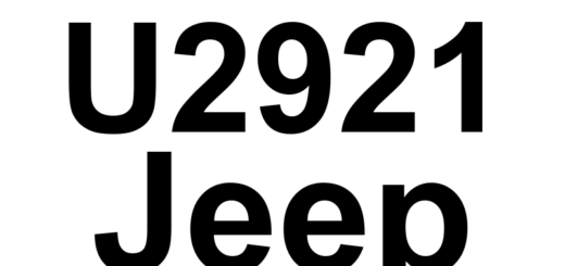 DTC U2921 Jeep - Definição em inglês: Body2 -From Body Control Module - CRC-MC In Fault Or Missing Message Definição em Português: Módulo de Controle da Carroceria - Falha ou Mensagem Ausente de CRC-MC