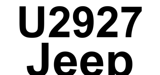 DTC U2927 Jeep - Definição em inglês: Brake1 -From Brake System Module - CRC-MC In Fault Or Missing Message Definição em Português: Freio1 - Do Módulo do Sistema de Freios - Falha de CRC-MC ou Mensagem Ausente.