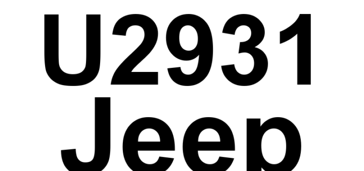 DTC U2931 Jeep - Definição em inglês: Wheel_Info -From Brake System Module - CRC-MC In Fault Or Missing Message Definição em Português: Informação da Roda - Do Módulo do Sistema de Freio - CRC-MC em Falha ou Mensagem Ausente