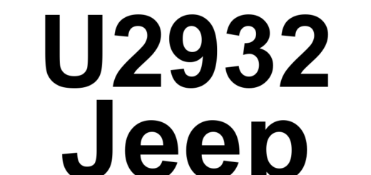 DTC U2932 Jeep - Definição em inglês: Wheel_Speed -From Brake System Module - CRC-MC In Fault Or Missing Message Definição em Português: Velocidade da Roda - Módulo do Sistema de Freio - Falha no CRC-MC ou Mensagem Ausente.
