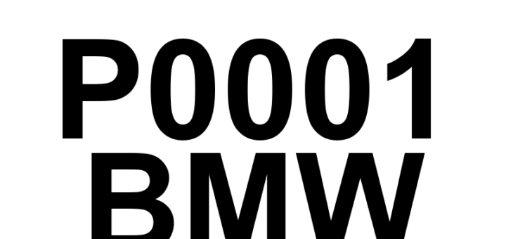 DTC P0001 BMW - Definição em inglês: Fuel Volume Regulator 'A' Control Circuit/Open Definição em Português: Circuito de Controle do Regulador de Volume de Combustível 'A' - Circuito Aberto
