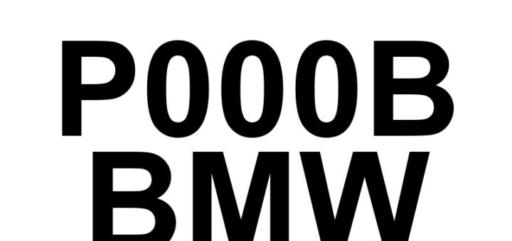 DTC P000B BMW - Definição em inglês: 'B' Camshaft Position Slow Response (Bank 1) Definição em Português: Posição do Eixo de Cames 'B' - Resposta Lenta (Banco 1)