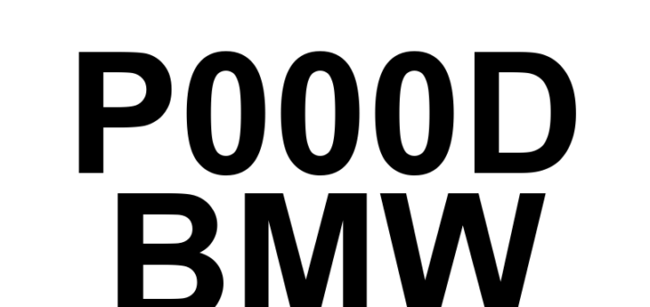 DTC P000D BMW - Definição em inglês: 'B' Camshaft Position Slow Response (Bank 2) Definição em Português: Posição do Eixo de Comando 'B' - Resposta Lenta (Banco 2)