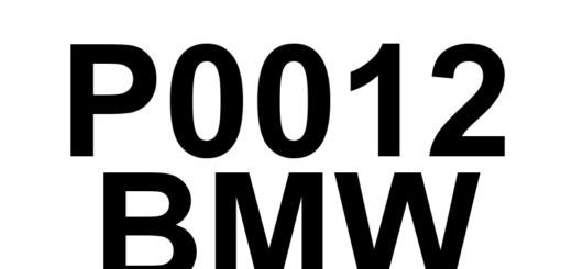 DTC P0012 BMW - Definição em inglês: 'A' Camshaft Position - Timing Over-Retarded (Bank 1) Definição em Português: Posição do Eixo de Comando 'A' - Sincronismo Excessivamente Retardado (Banco 1)