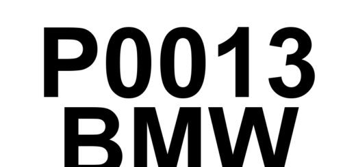 DTC P0013 BMW - Definição em inglês: 'B' Camshaft Position Actuator Control Circuit/Open (Bank 1) Definição em Português: Atuador de Posição do Comando de Válvulas 'B' - Circuito de Controle Aberto (Banco 1)