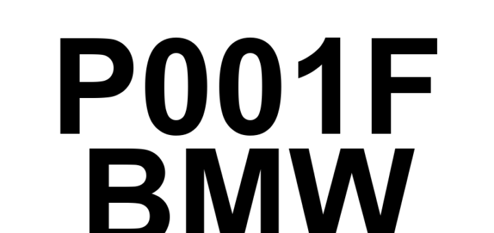 DTC P001F BMW - Definição em inglês: 'A' Camshaft Profile Control Circuit High (Bank 2) Definição em Português: Circuito de Controle do Perfil do Comando de Válvulas 'A' - Alta Tensão (Banco 2)