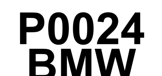 DTC P0024 BMW - Definição em inglês: 'B' Camshaft Position - Timing Over-Advanced or System Performance (Bank 2) Definição em Português: Posição do eixo de comando de válvulas 'B' - Sincronismo avançado demais ou desempenho do sistema (Banco 2)