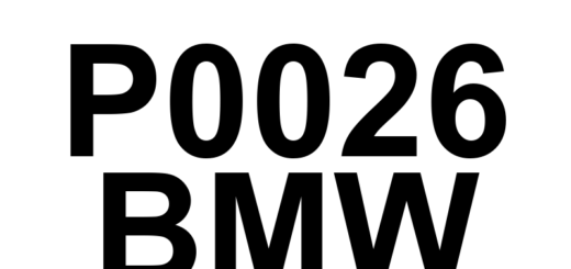 DTC P0026 BMW - Definição em inglês: Intake Valve Control Solenoid Circuit Range/Performance (Bank 1) Definição em Português: Circuito do Solenoide de Controle da Válvula de Admissão - Faixa/Desempenho (Banco 1)